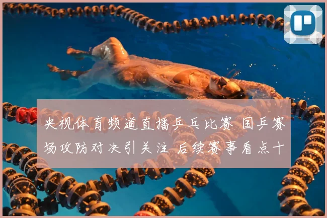央视体育频道直播乒乓比赛 国乒赛场攻防对决引关注 后续赛事看点十足